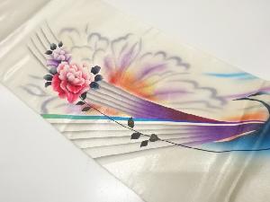 アンティーク　薔薇模様袋帯（材料）